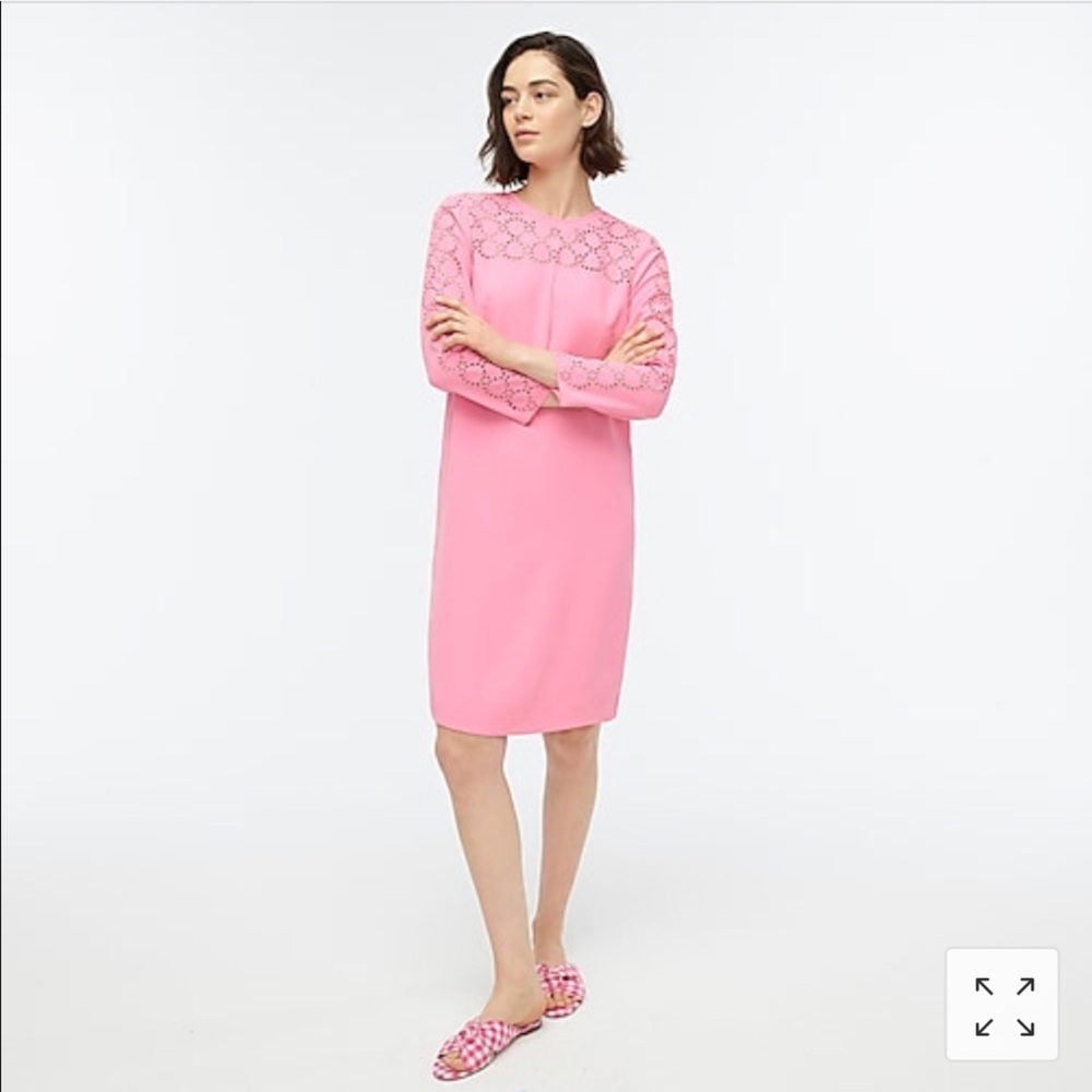 New! Jcrew laser cut eyelet dress